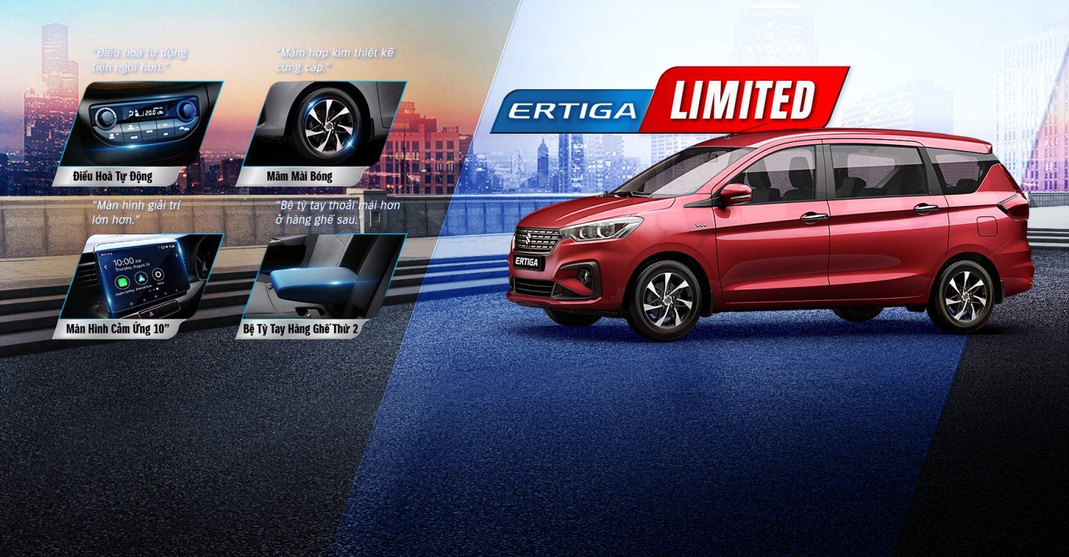 Suzuki Ertiga số tự động giảm giá cuối năm khiến Mitsubishi Xpander lo xa