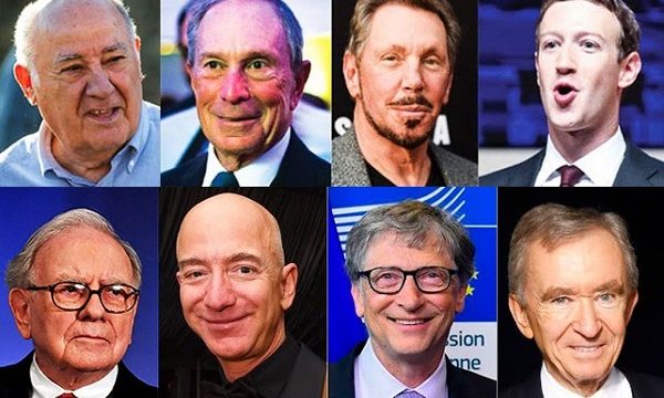 Trước cảnh đại dịch hoành hành, tài sản nhiều tỷ phú tăng cao