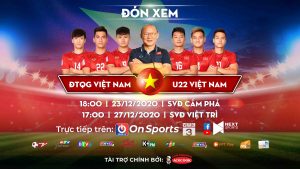 Tuyển Việt Nam đấu với đội tuyển U22 Việt Nam tại Cẩm Phả và Việt Trì
