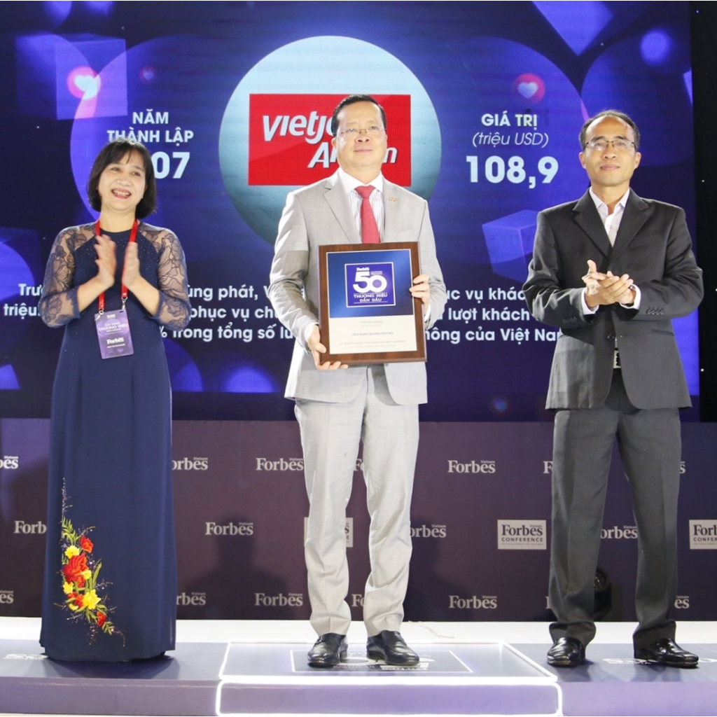 Vietjet, Viettel,… nằm trong top 50 Thương hiệu 2020 do Forbes bình chọn