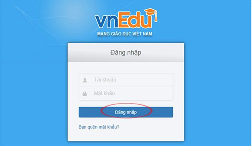 Cách dùng vnEdu.vn đăng nhập dành cho giáo viên và phụ huynh